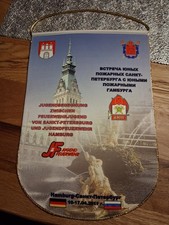 Wimpel Feuerwehr Hamburg St. Petersburg Russland Jugendfeuerwehr