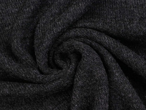 Wollstrick melange stoff - wollstrick,