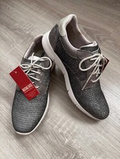 Mustang Shoes Glitzer Sneaker Glam Schuhe Glitter Schnürer Silber Metallic Gr 39