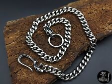 Hosenkette Börsenkette Schlüsselkette Portemonnaie Edelstahl Panzerkette NEU
