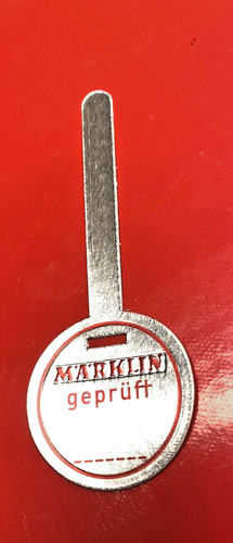 Märklin prüfplakette - märklin,