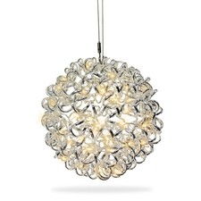 Silberne Kugel mit LED