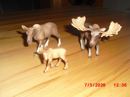 Schleich elchfamilie - schleich, :