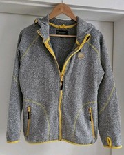 Fleecejacke*Coastguard*Gr.38* Grau* Gelb* 
