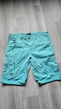 Camp David Herren Short Bermuda kurze Hose Gr. XXL  Türkis grün Baumwolle