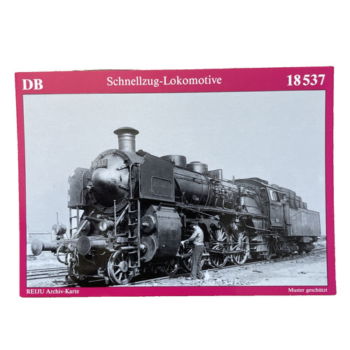 Postkarte zug eisenbahn - postkarte, db