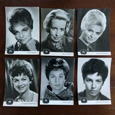 6 x Autogrammkarte DDR