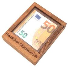 Pfiffiger Geldschein-Tresor