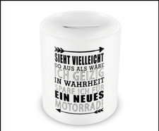 Spardose mit dem Motiv Ich