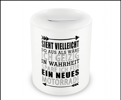 Spardose mit dem - , motiv