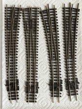 4x PECO Spur N Weichen Gleise Schienen Set ca. 16cm lang CODE unbekannt