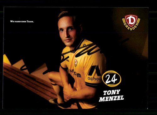 Tony menzel autogrammkarte - menzel,