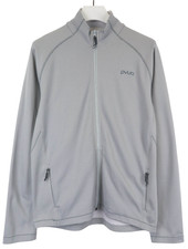 Pyua Sweatshirt Herren Groß Außen Aktiv Reißverschluss Taschen Grau