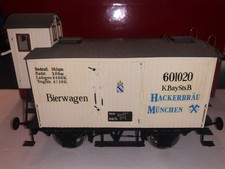 MO Miniatur Bierwagen 2achsig Hackerbräu #601020 K.Bay.Sts.B.  bitte lesen