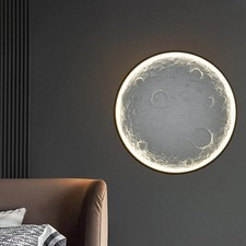 Modern Mond Wandlampe Mit Fernbedienung Für Schlafzimmer Kinderzimmer Flur Küche