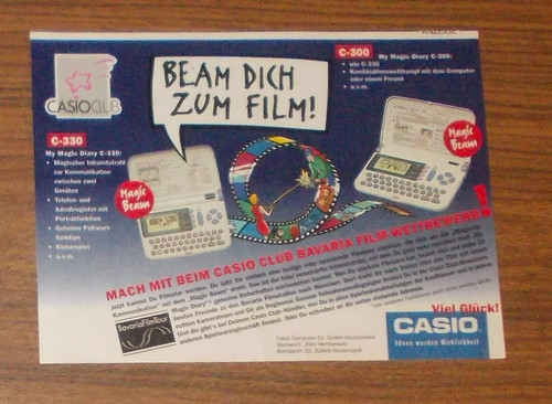 Seltene werbung casio - werbung, c-300
