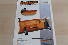 140455) Bema Winterdienst Schneeschild 700 Prospekt 10/2008
