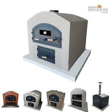 Holzbackofen Pizzaofen Indirekt befeuert fertig gemauert DUO XXL Isoliert Wahl