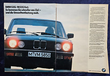 BMW 535i / M535i Kat., E 28, originale Werbung aus 1986