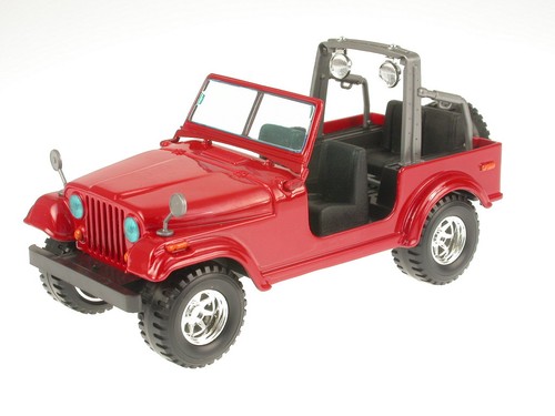 Jeep wrangler rot modellauto - jeep,