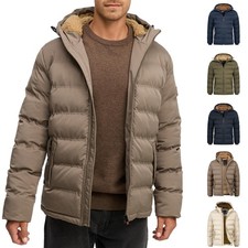 Indicode Herren Winterjacke Nemos-Herrenjacke Steppjacke Freizeitjacke Kapuze