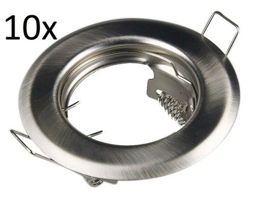 10x gu10 einbaurahmen 55mm - 10x,