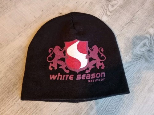Wintermütze schwarz white - schwarz,