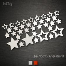 14015 Sterne Set 36 Stück Reflektierend Sticker Aufkleber Auto Tuning