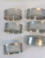 aabenraa tinsmedie  Wikinger  Servietenringe 1985 Danmark Ays 6x Stück Vintage  