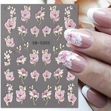 3D Nagel Sticker Nail Blume Flower Selbstklebend Aufkleber Nagelsticker