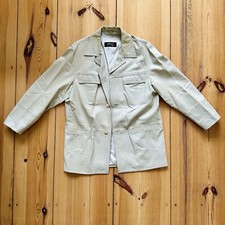 Versace lederjacke beige - versace, in
