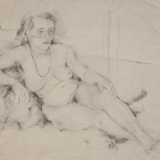 Georg Tippel Frauenakt liegend