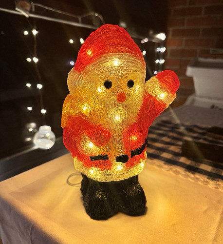 Led weihnachtsmann deko figur - weihnachtsmann, deko-figur