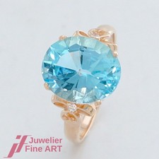 Ring - 1 Blautopas und 2