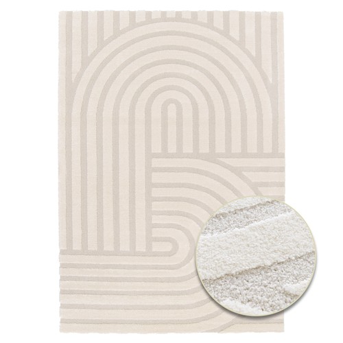 Teppich kurzflor cosmo beige - teppich,