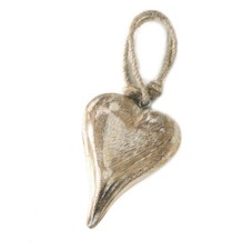 4 STK Deko Herz Mangoholz