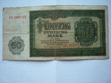 DDR Papier-Geldschein Banknote