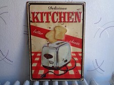 METALLPLATTE DEKO KÜCHE