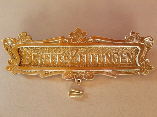 Messing poliert briefschlitz - messing,