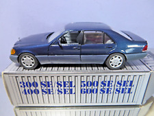 CURSOR 1:43 - Mercedes-Benz 300 - 600 SE SEL W140 blaumetallic Modellauto in OVP
