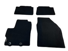 Original Toyota Yaris Fußmatten schwarz Velours mit Logo original Teppich Stoff