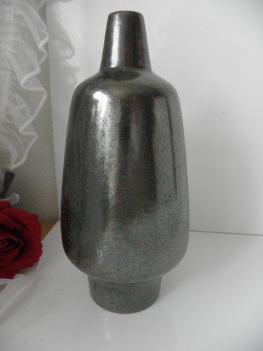 Vase keramik metallic glasur - vase,