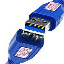 Blau - USB 3.0 Datenkabel für