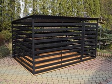 Verstärkter Hundezwinger mit