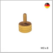 Rändelschraube  M3 x 8,  M5 x