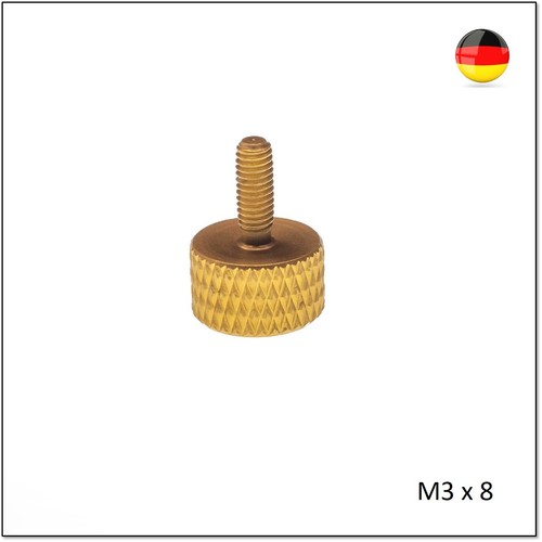 Rändelschraube m5 x - m3,