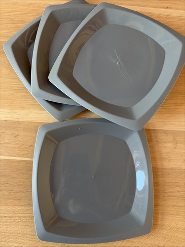 Plastikteller grau - plastikteller,