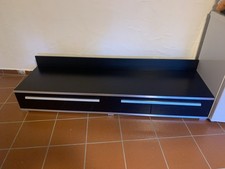 Schrankwand für Wohnzimmer Schwarz