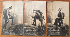 3 Feldpostkarten mit