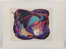 Norbert Hartmann 1914-1969 Stuttgart Gemälde Top Farbe Abstrakte Komposition 52?